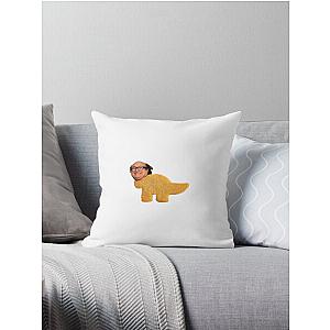 Danny DeVito Dino Nugget Throw Pillow