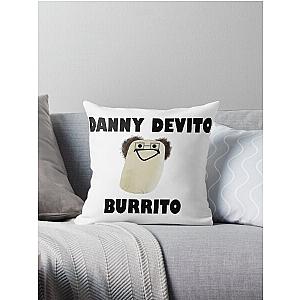 Danny DeVito Burrito Throw Pillow