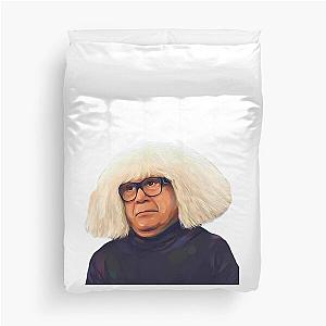 danny devito art, danny devito wig funny Duvet Cover