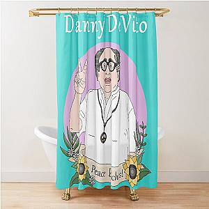 Danny DeVito Peace Sign "Peace Bitches!" Shower Curtain