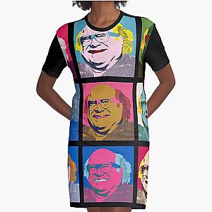 Danny DeVito Pop Art Graphic T-Shirt Dress