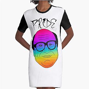 Danny DeVito Pride Graphic T-Shirt Dress