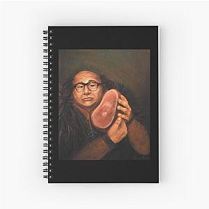 Danny Devito and his Beloved Ham   Spiral Notebook