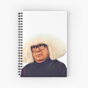 danny devito art, danny devito wig funny Spiral Notebook