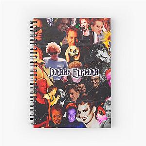 Danny Elfman Head Collage Spiral Notebook