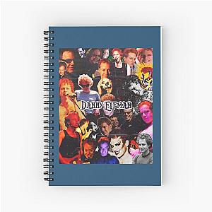 Danny Elfman Head Collage Spiral Notebook