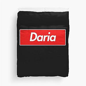 Daria Name Label - Gift For Female Named Daria Duvet Cover