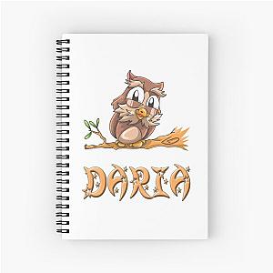 Daria Owl Spiral Notebook