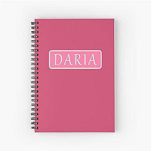 Daria Girls Name Spiral Notebook