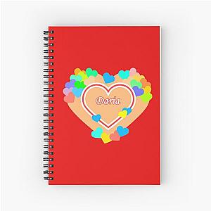 My Heart Daria Spiral Notebook