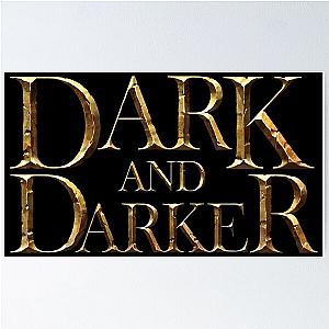 Dark And Darker Logo -  dark dungeon Poster