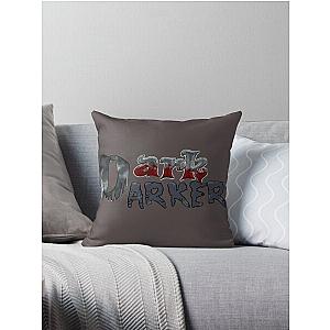 dark, darker Throw Pillow