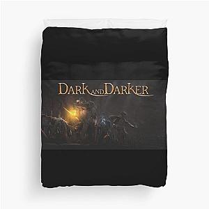 Dark and Darker Logo - Dark and Darker Wizard, DnD Fighter, and DnD Rogue Duvet Cover