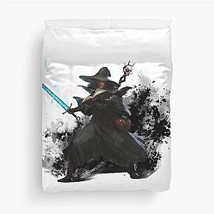 Dark and Darker Female Wizard Duvet Cover