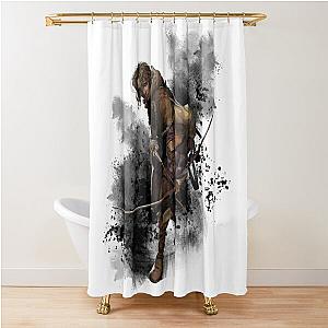 Dark and Darker Female Ranger Shower Curtain