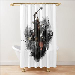 Dark and Darker Female Cleric Shower Curtain