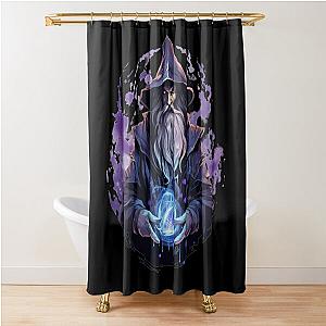 Dark and Darker Wizard - Fantasy Wizard - DnD Wizard Shower Curtain