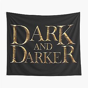 Dark And Darker Logo -  dark dungeon Tapestry