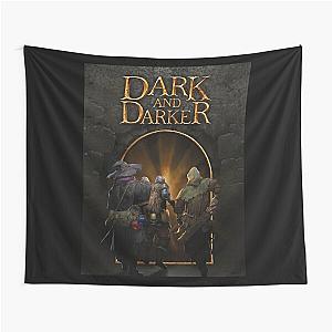 Dark and Darker Logo - Dark and Darker Wizard, Fighter, and Rogue Tapestry