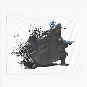 Dark and Darker Male Wizard Tapestry