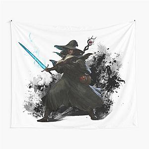 Dark and Darker Female Wizard Tapestry