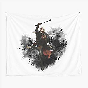 Dark and Darker Female Cleric Tapestry