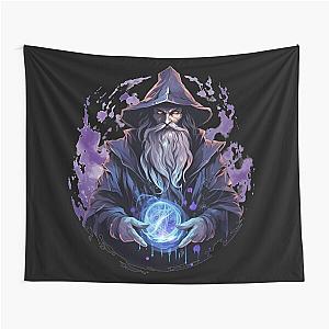 Dark and Darker Wizard - Fantasy Wizard - DnD Wizard Tapestry