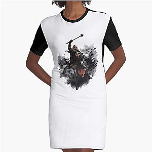 Dark and Darker Female Cleric Graphic T-Shirt Dress