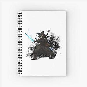 Dark and Darker Female Wizard Spiral Notebook