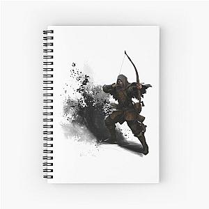 Dark and Darker Male Ranger Spiral Notebook