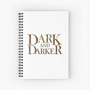 Dark and Darker Spiral Notebook