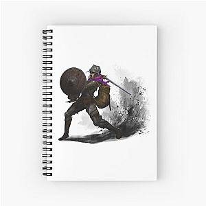 Dark and Darker Female Fighter Spiral Notebook