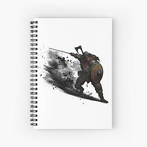 Dark and Darker Male Fighter Spiral Notebook