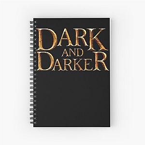 Dark and Darker Spiral Notebook