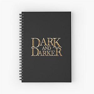 Dark And Darker Logo Dark And Darker Spiral Notebook