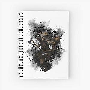 Dark and Darker Female Barbarian Spiral Notebook