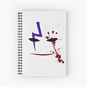 darker than black Spiral Notebook