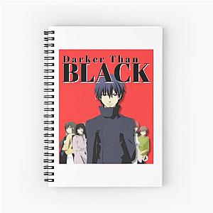 Darker Than Black Spiral Notebook