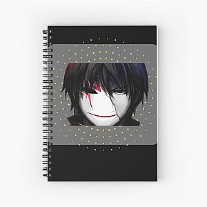 Darker Than Black Spiral Notebook