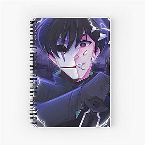 Darker Than Black Spiral Notebook