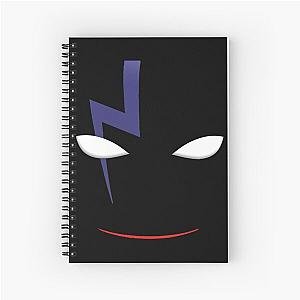 Darker than black mask Spiral Notebook