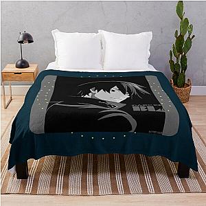 Darker Than Black Throw Blanket