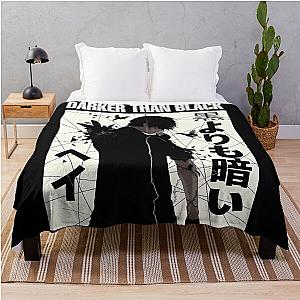 Darker than Black Throw Blanket