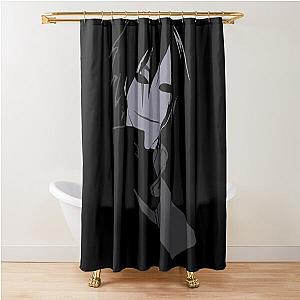 Heavy Darker than Black Shower Curtain