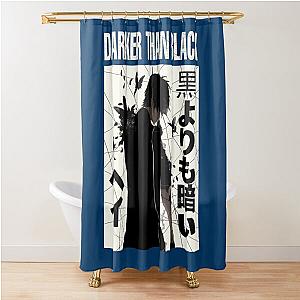 Hei Darker than Black Shower Curtain