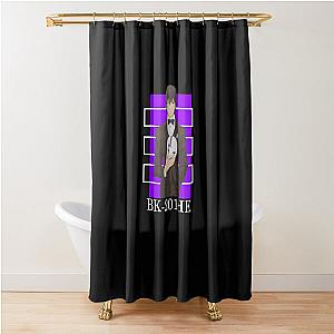 Hei Darker than Black Shower Curtain