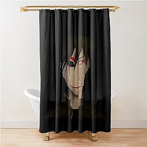 Hei Darker than Black Shower Curtain