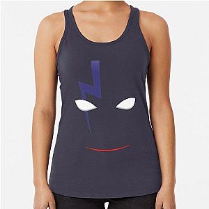 Darker than black racerback tank top