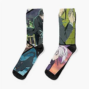 Darker Than Black Poster Socks 

 corrected title 
Darker Black Poster Socks