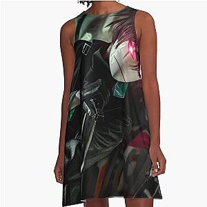 Hei Darker Than Black A Line Dress